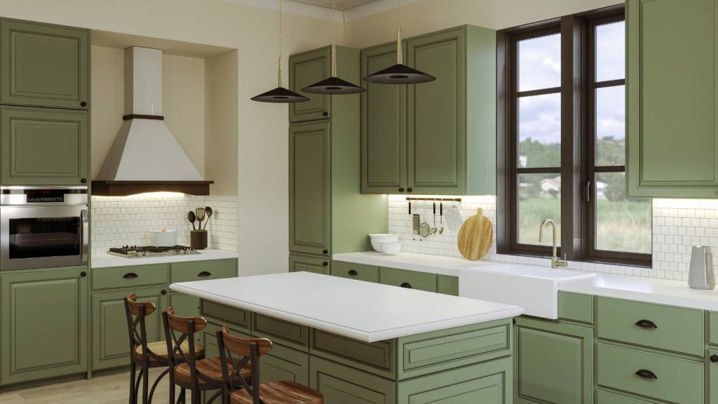 Gourmet com ilha central